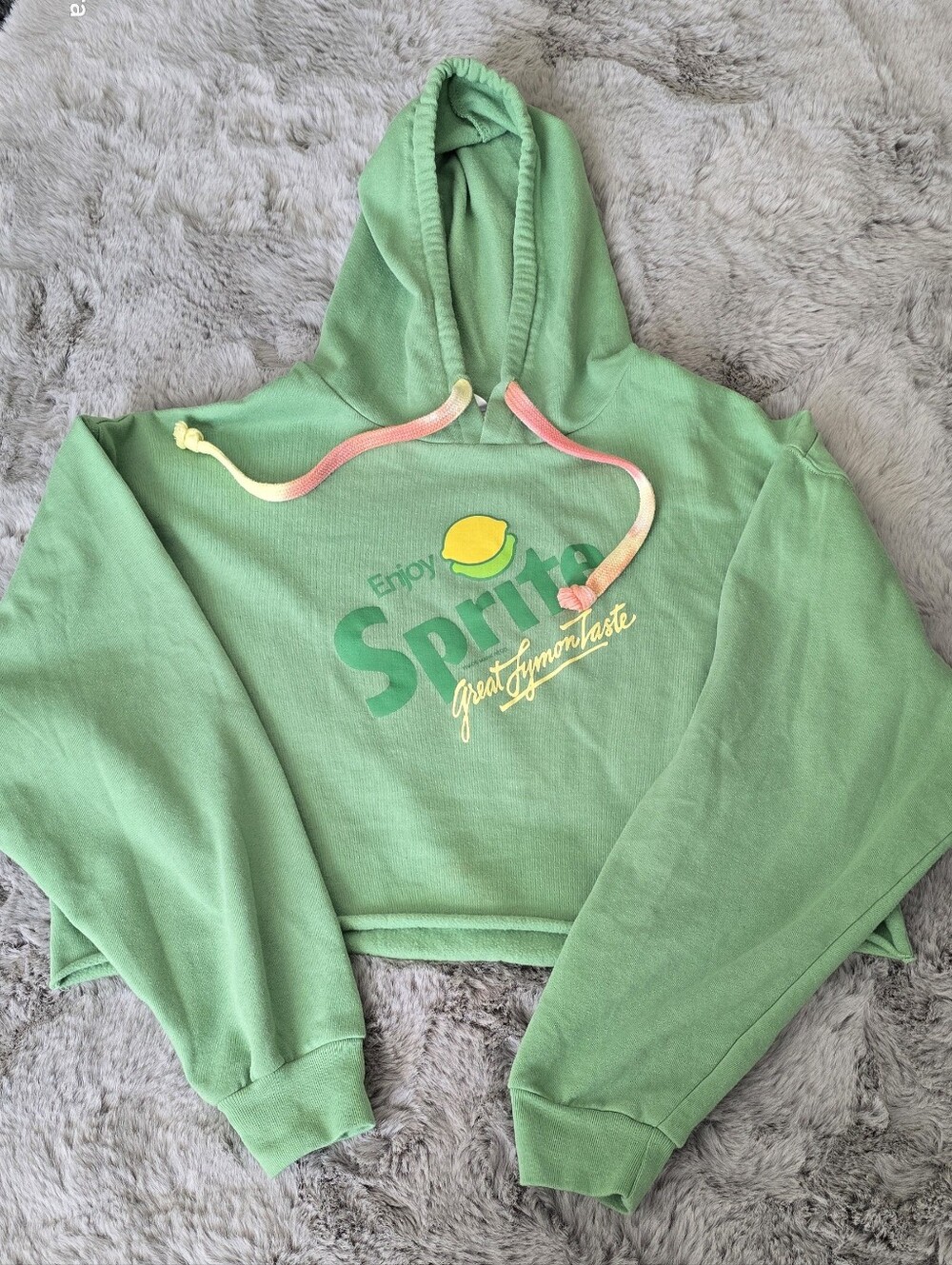 Green Sprite Cropped Top Vintage